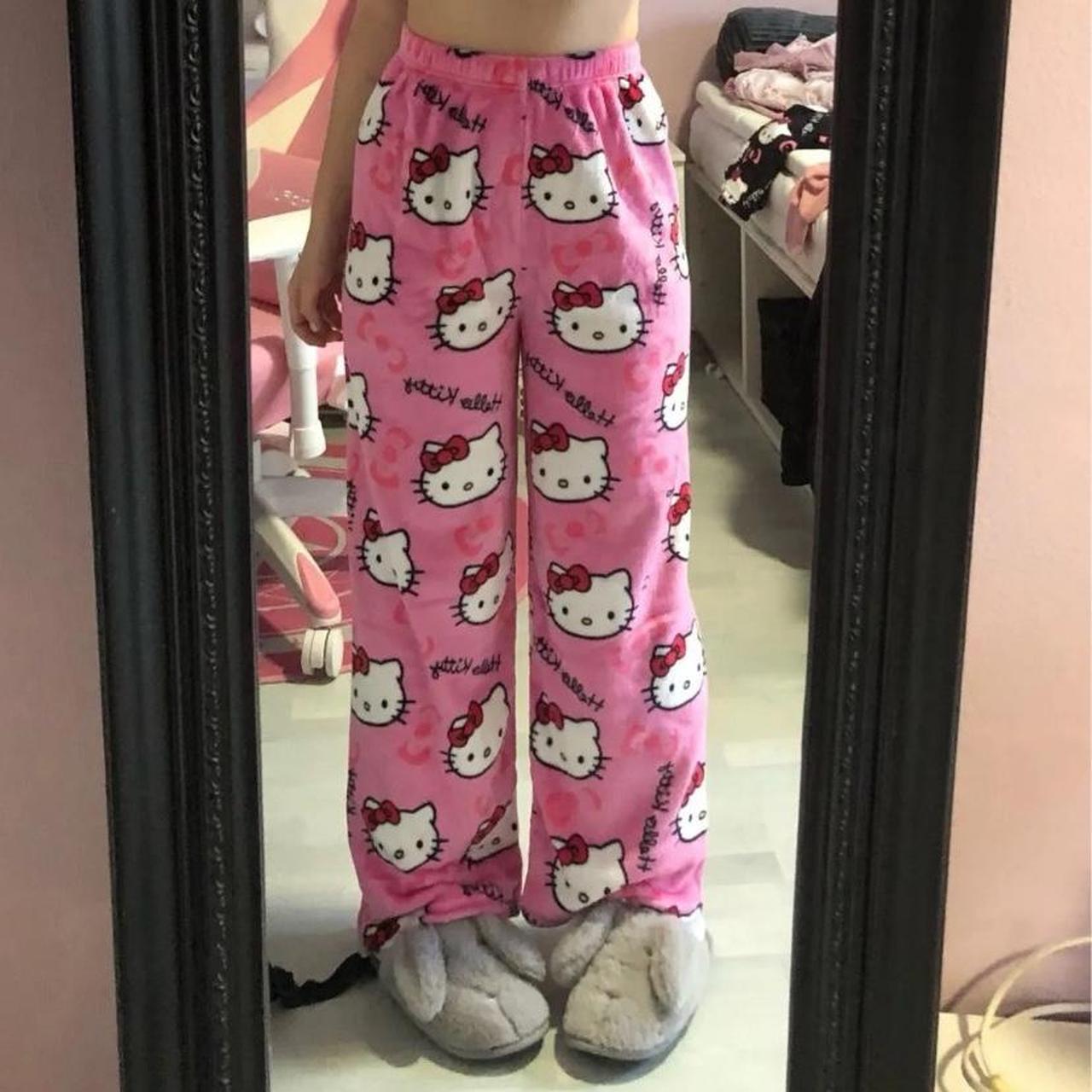 Hello kitty pyjama bottoms #hellokitty #pyjama... - Depop