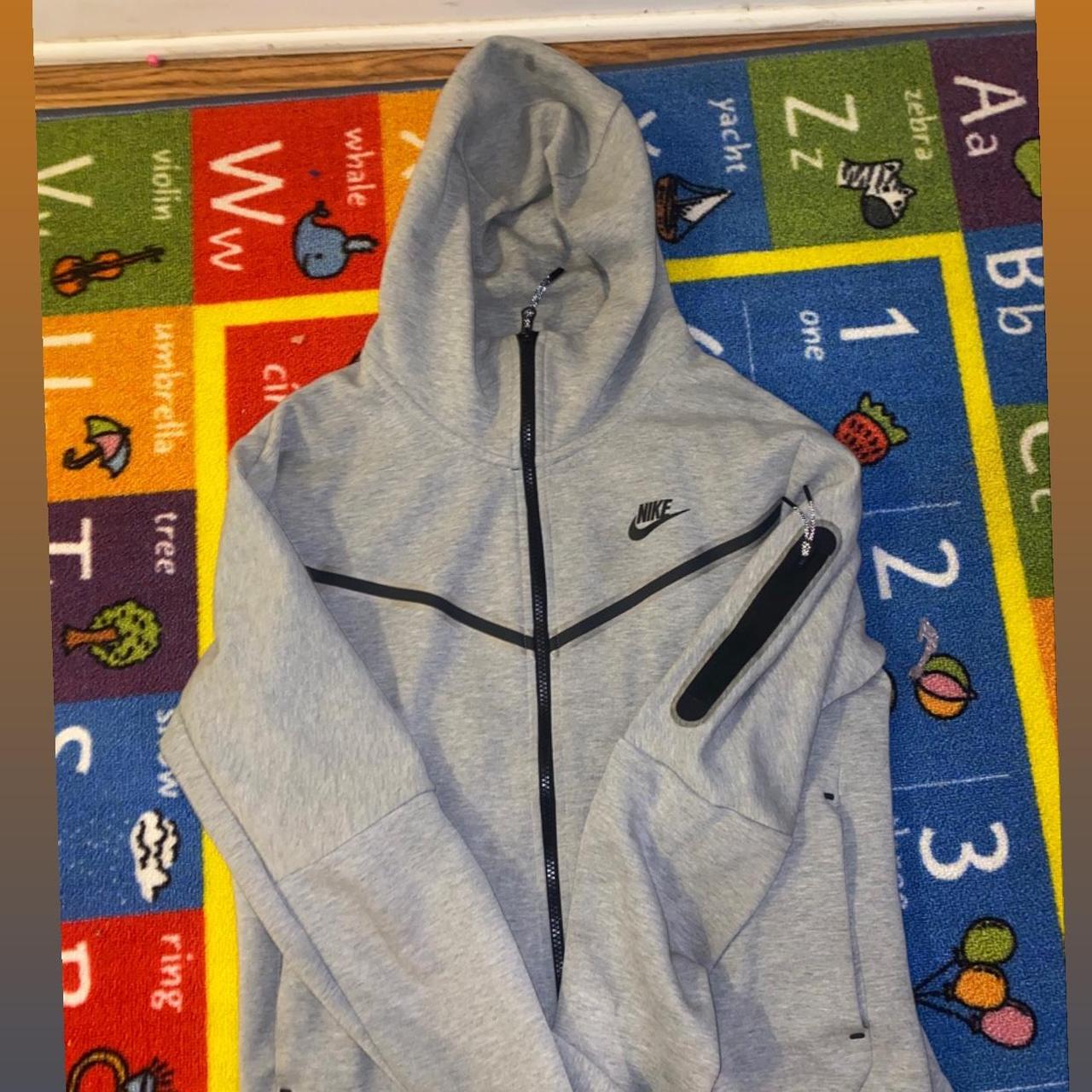 Grey Nike Tech Fleece. Medium sized. Depop