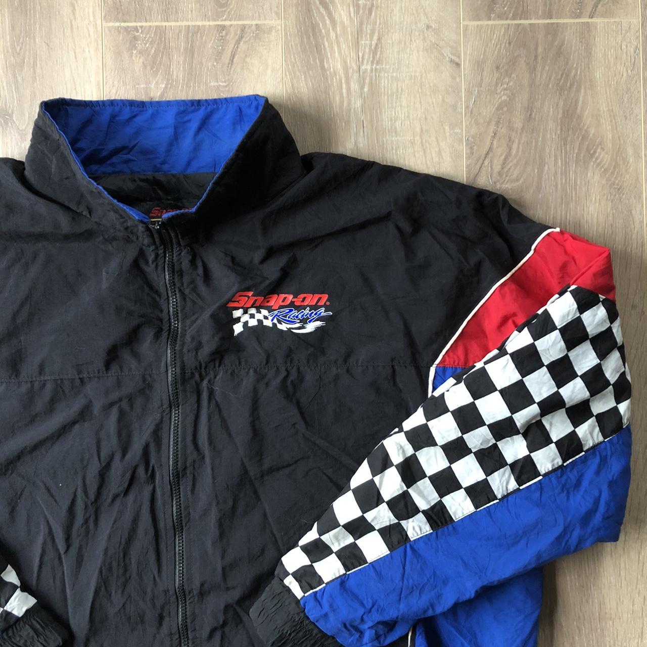 Snap On racing jacket with Snap on back print, such... - Depop