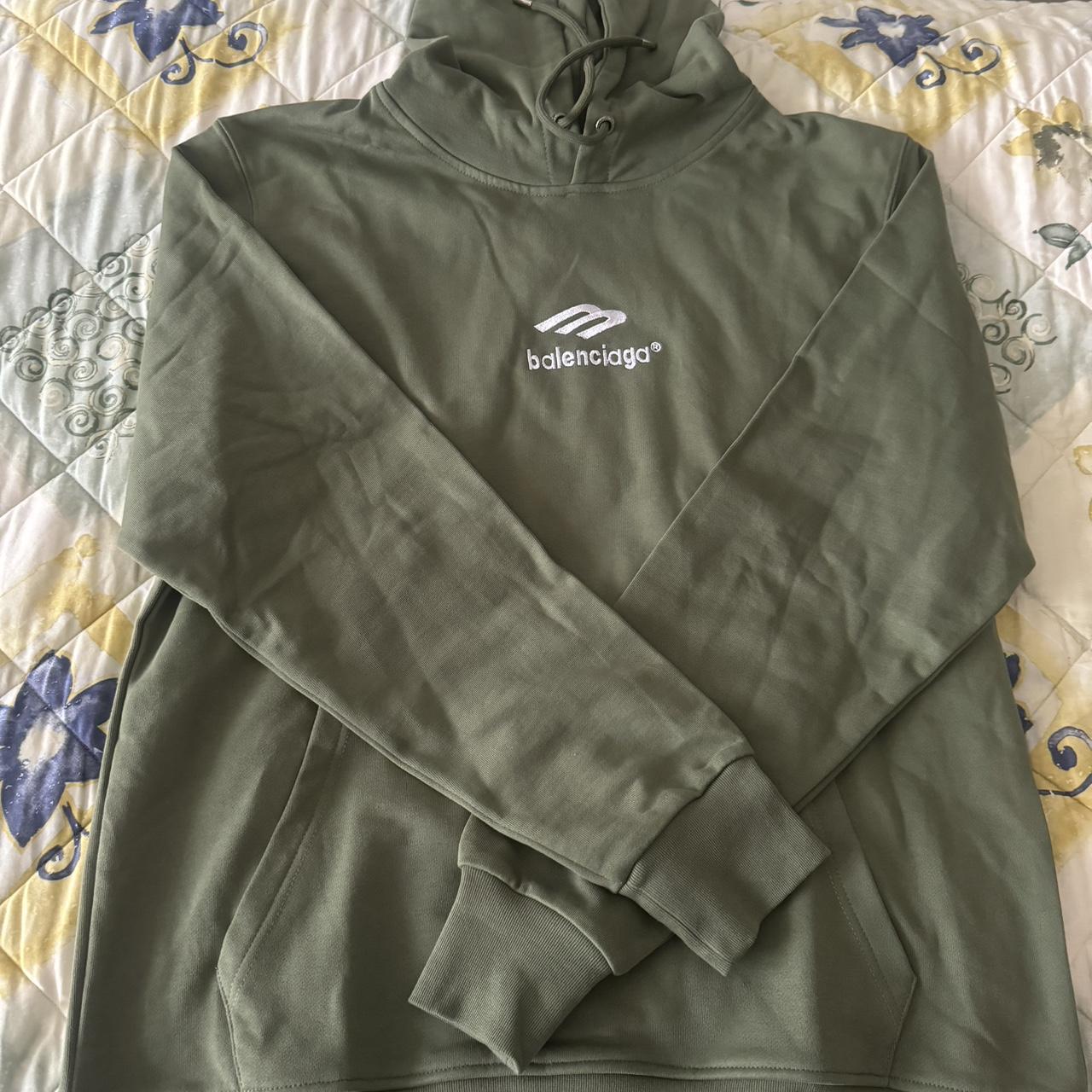 Balenciaga hot sale hoodie green