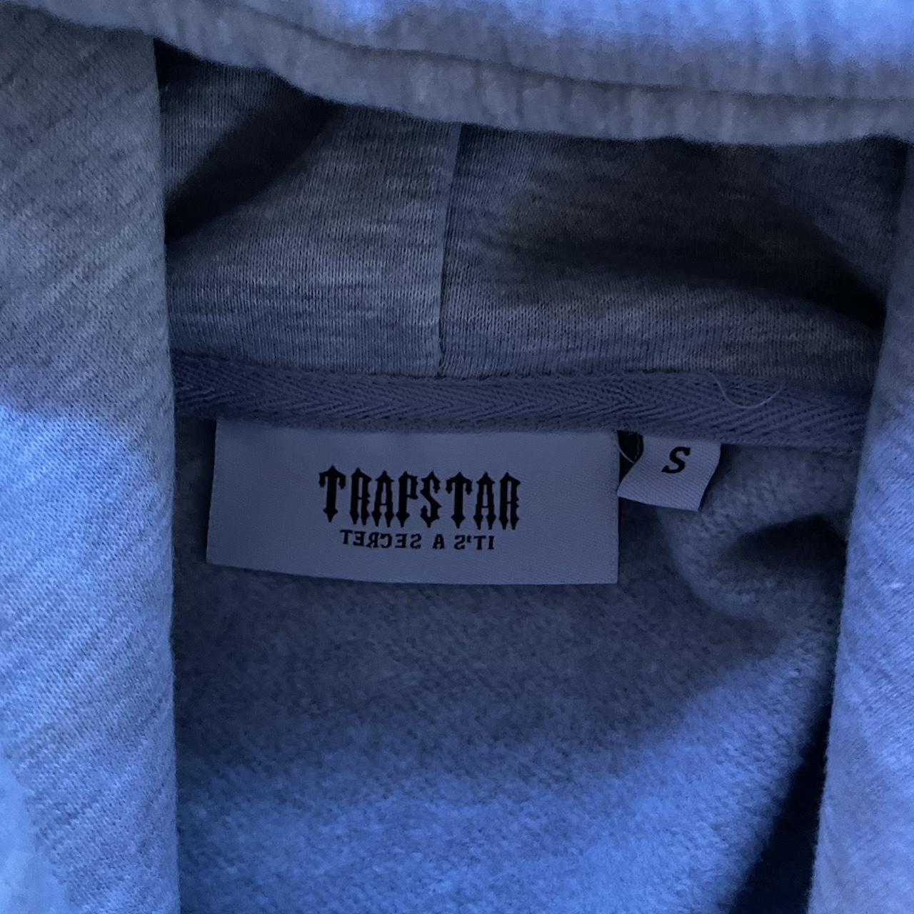 Trapstar tracksuit grey/light blue Great quality... - Depop