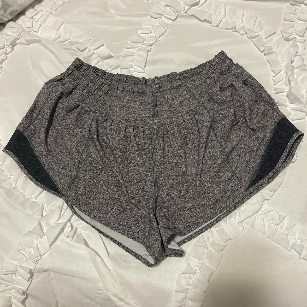 Lululemon hotty hot white 2.5 inch shorts low rise. - Depop