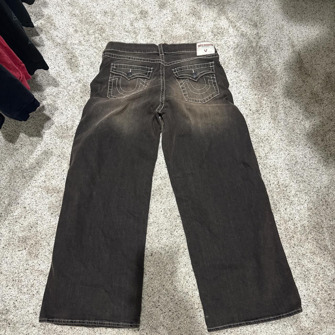 Brown true-religion-jeans - Depop