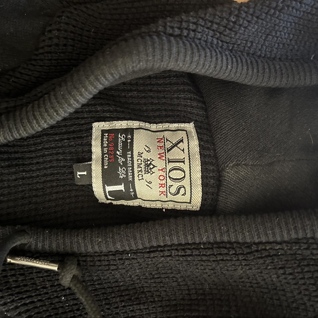 Xios black full zip sweater size L! Great sweater... - Depop
