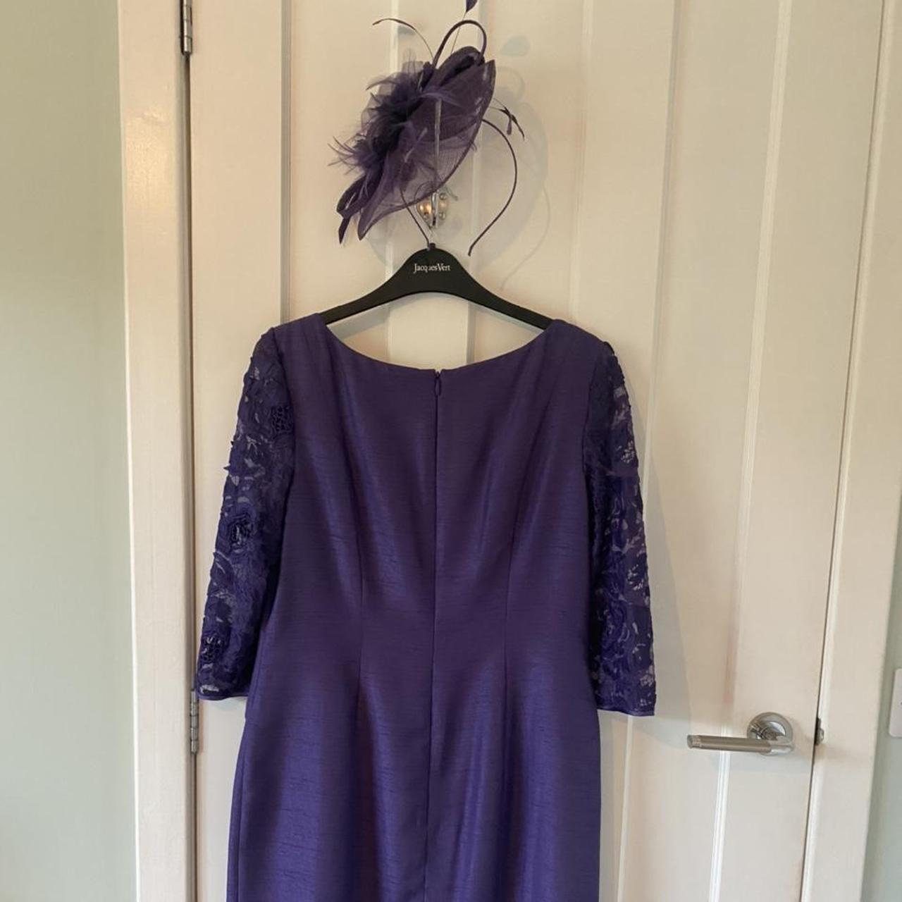 Jacques vert 2025 purple dress