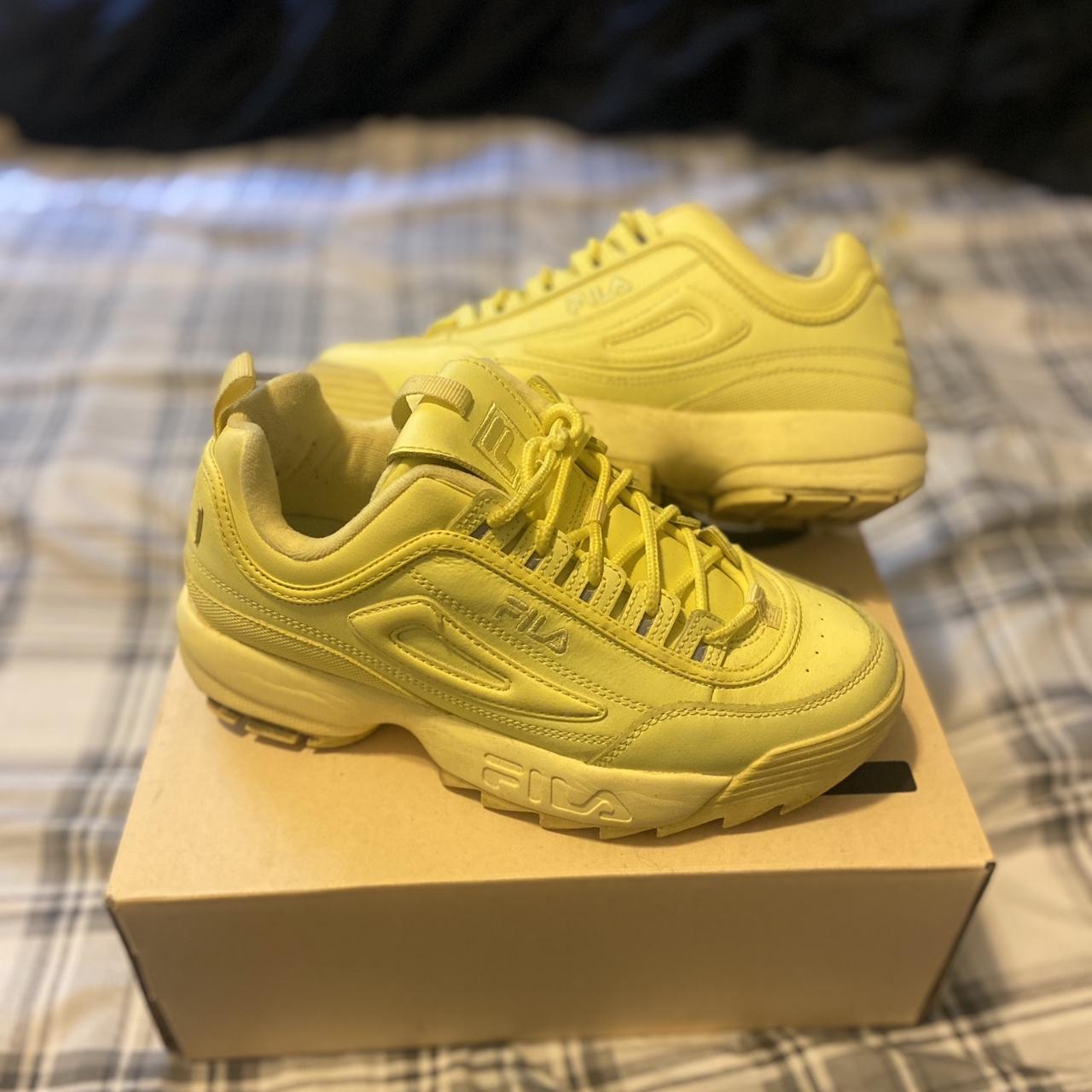 fila disruptor 2 premium repeat yellow