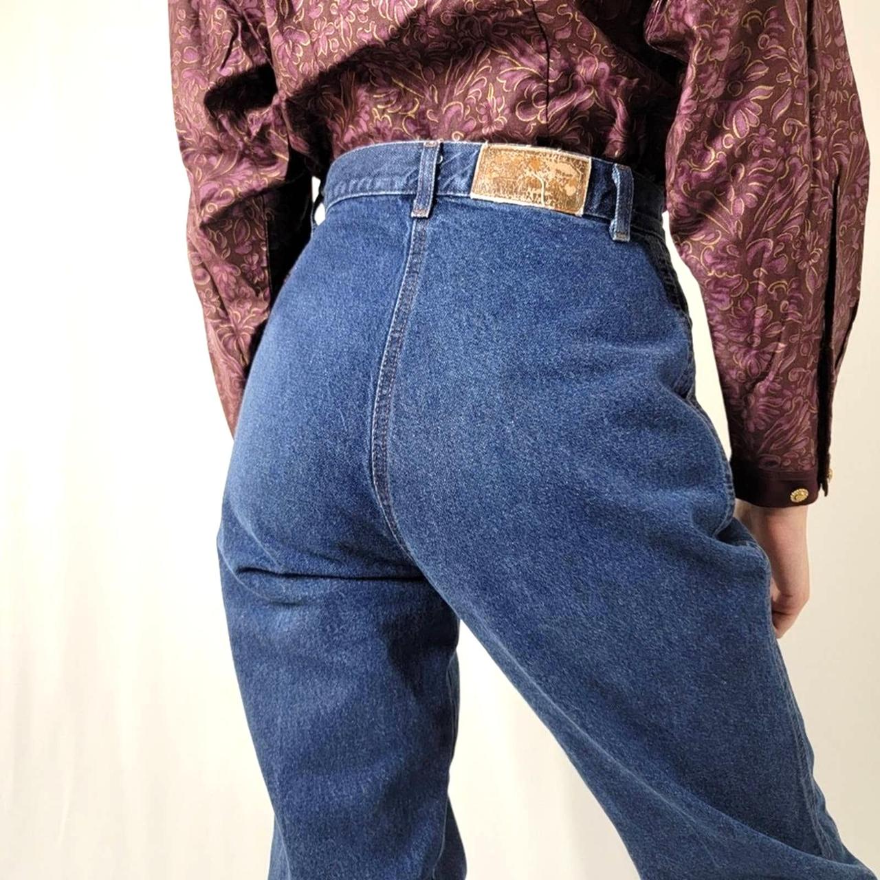 Vintage 90s Black Rockies Jeans / High Rise Denim / Mom Jeans 