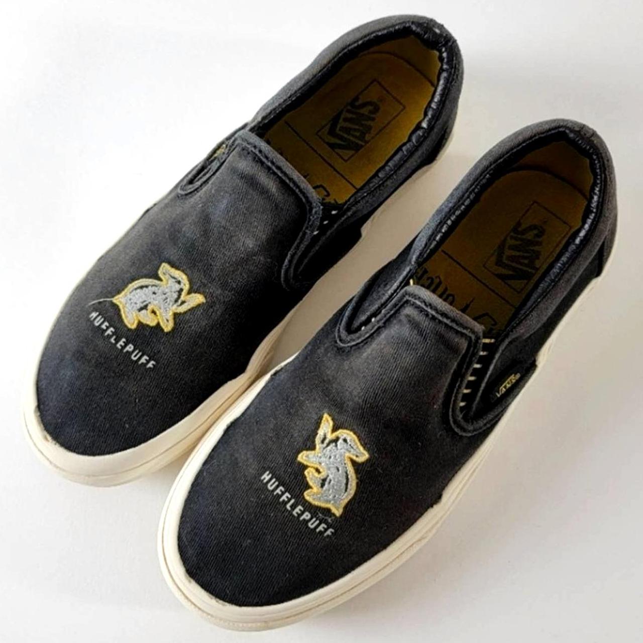 Vans slip on store hufflepuff