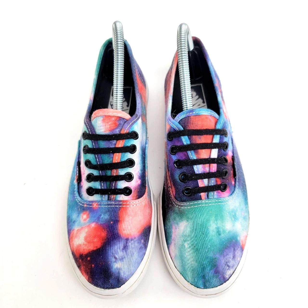 Vans authentic galaxy on sale red