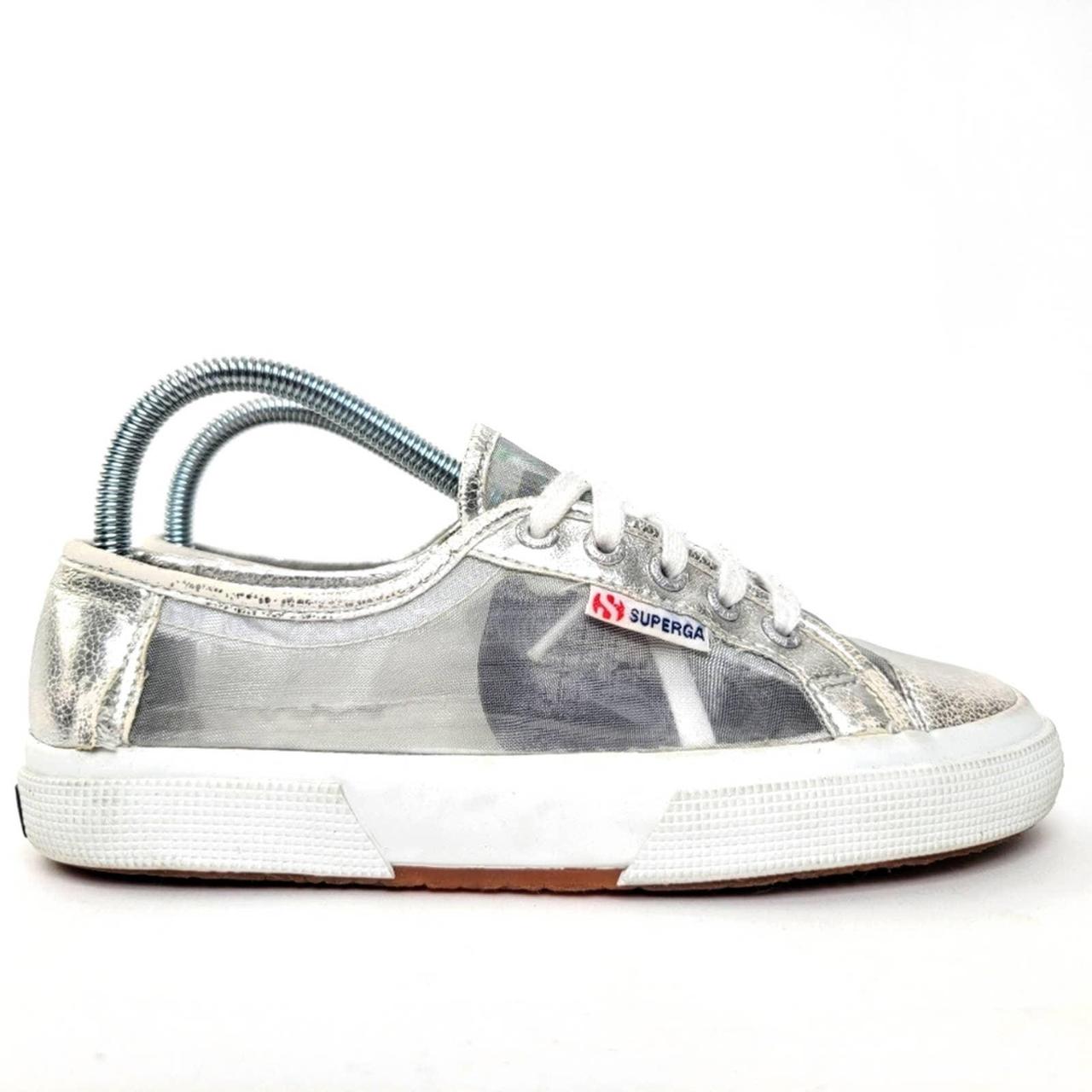 Superga metallic hotsell platform sneaker