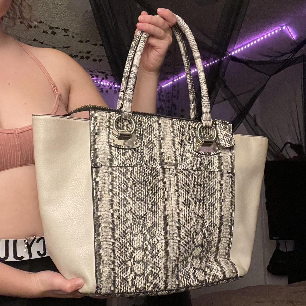snakeskin leather purse Depop