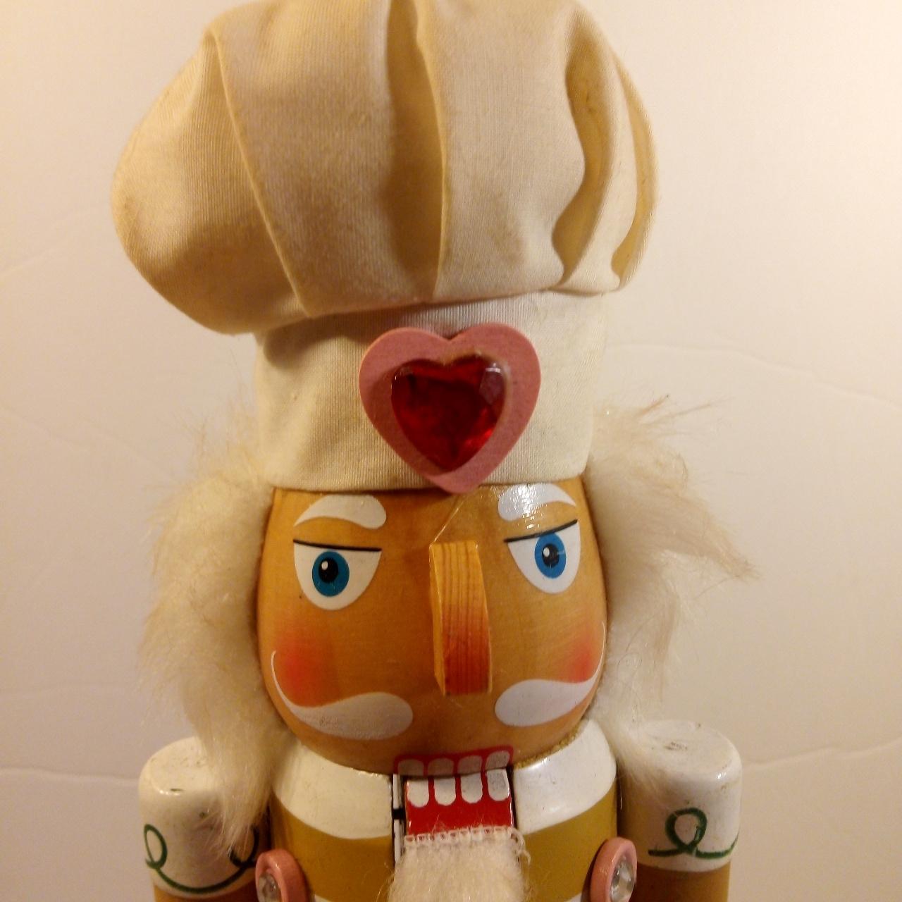 Hobby Lobby Santa's Wooden Baker Nutcracker... Depop