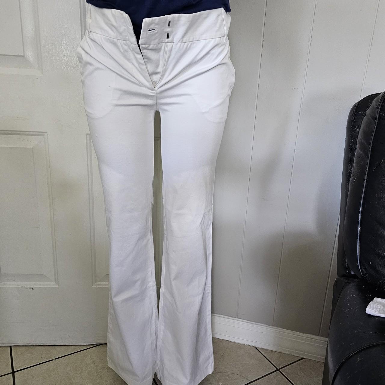 White flared hot sale pants zara