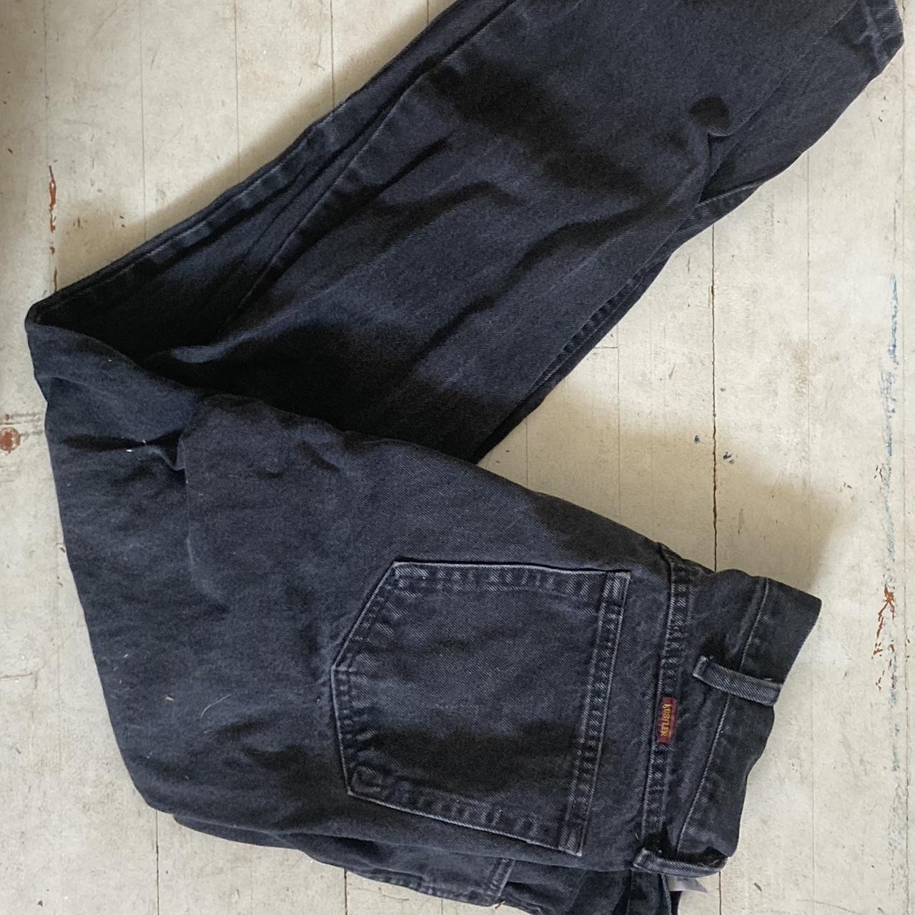 Negotiable Price!! Distressed Black Rustler Jeans.... - Depop