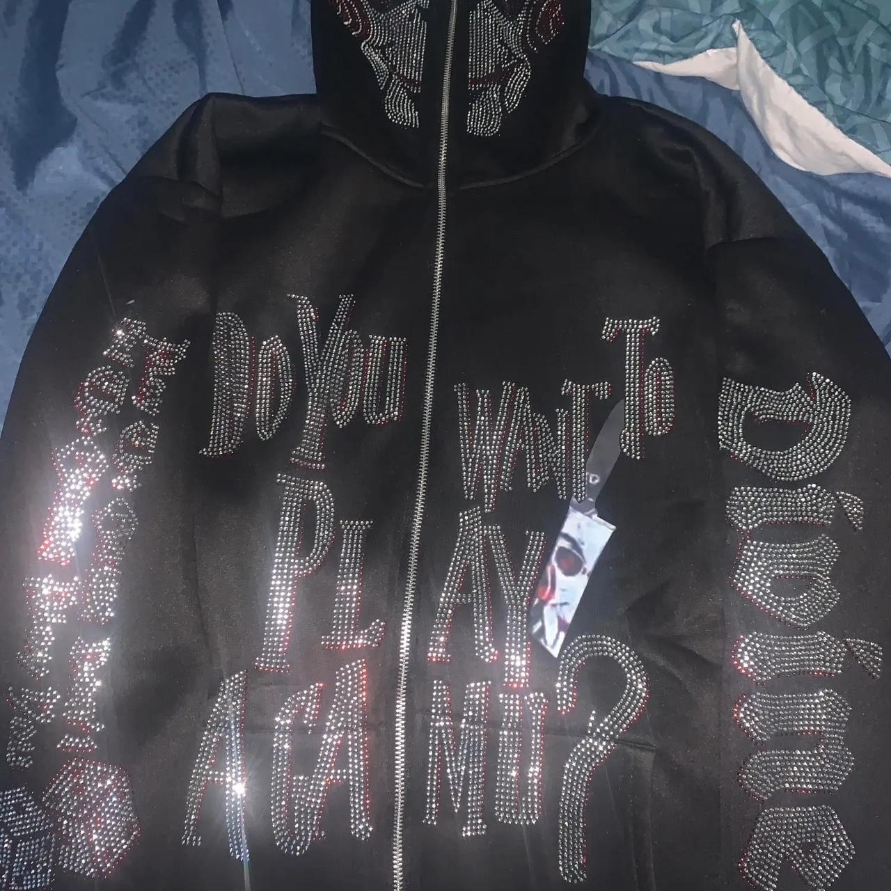 Design On Hood Of Culture Hoodie Black Grey Customized Culture