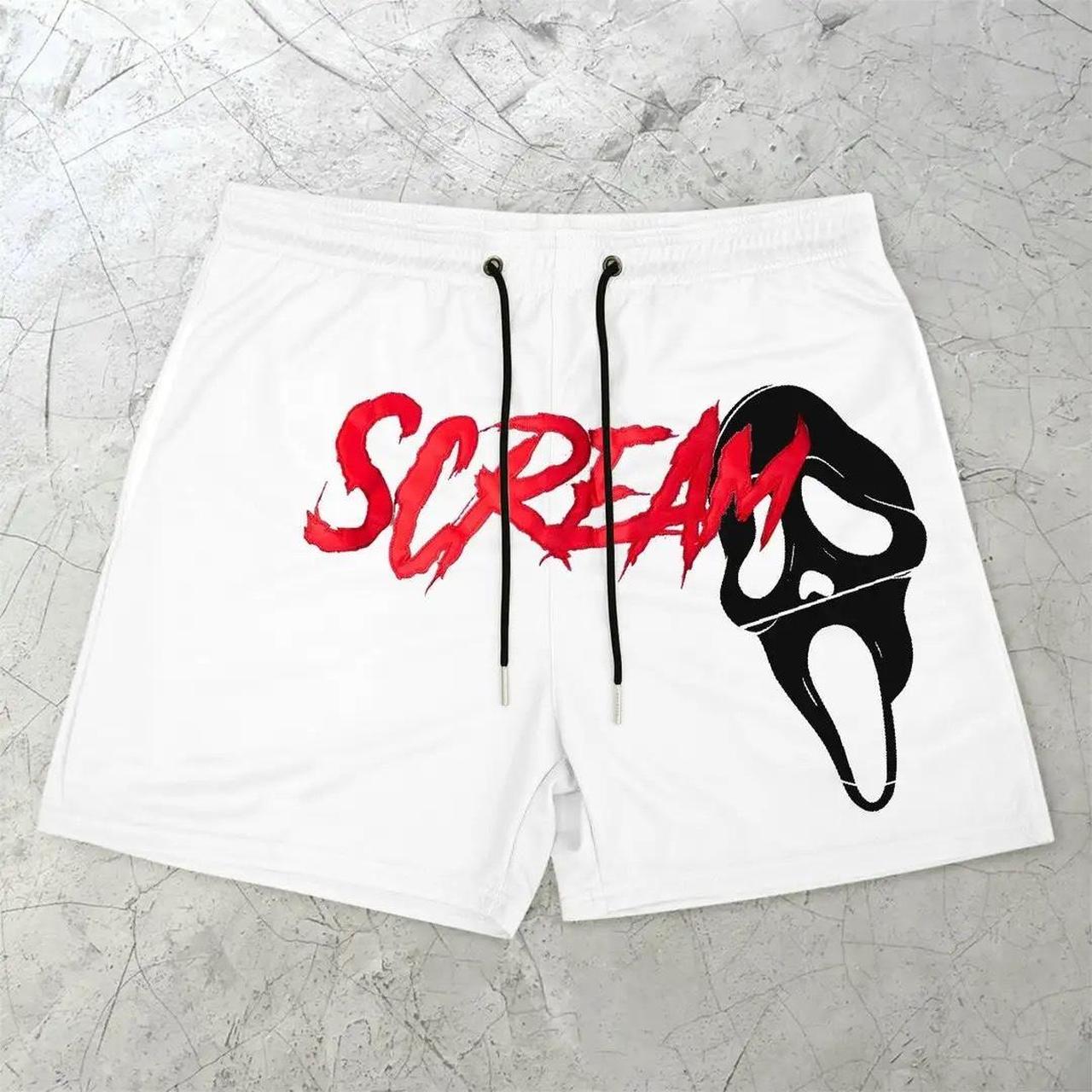 Scream Ghostface Y2k Gym Shorts 3D Print Basketball | Depop