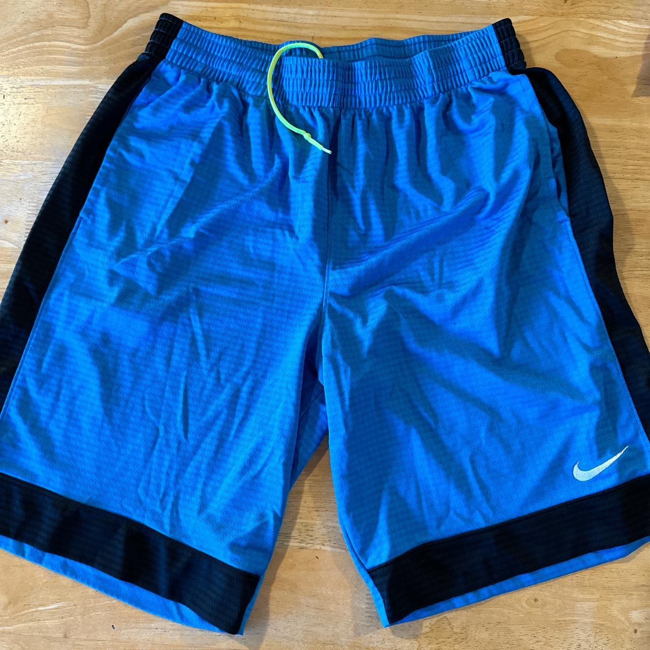 Nike Shorts Mens Medium Light Blue Yellow UCLA Athletic Chargers Basketball  Good