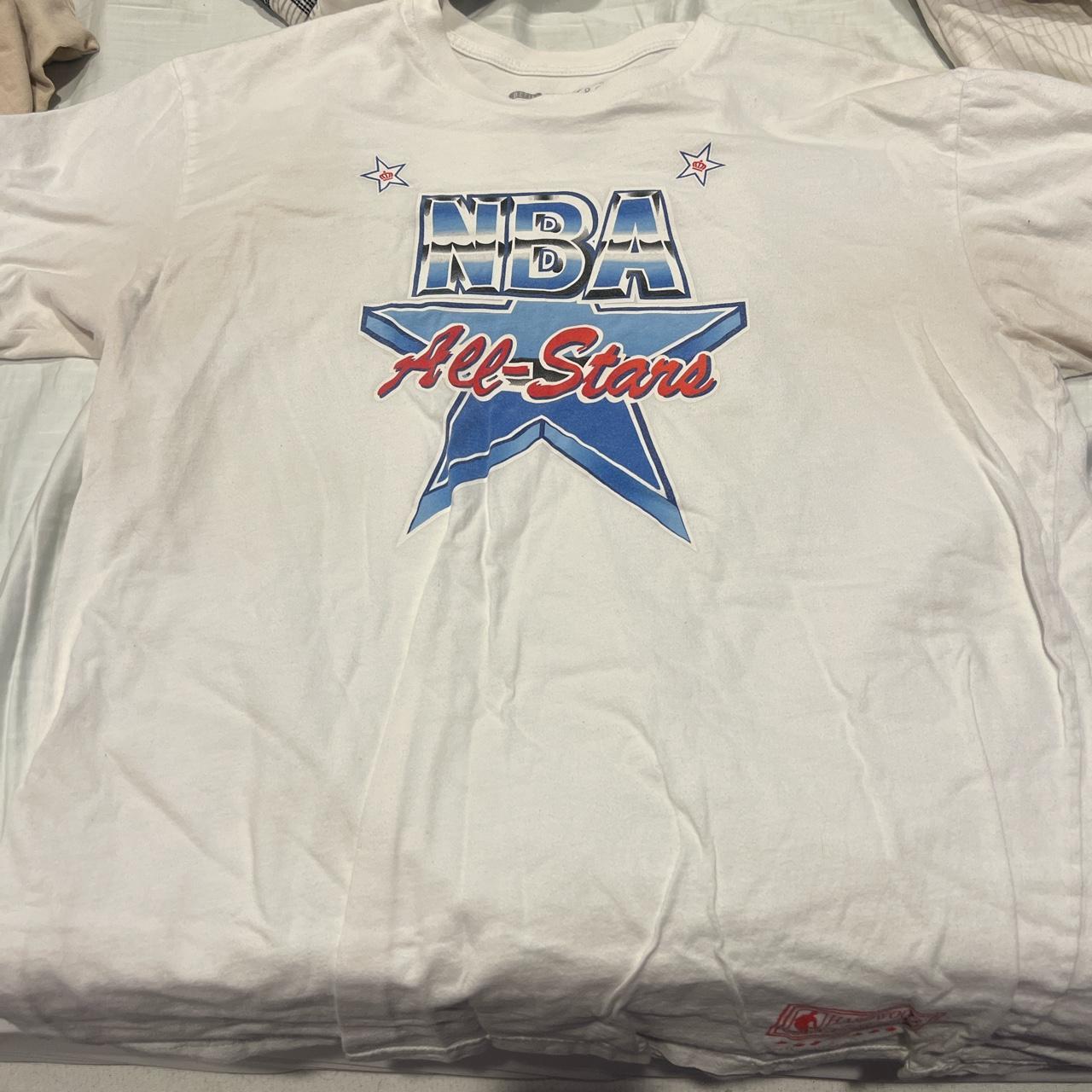 mitchell and ness nba all star t shirt - Depop