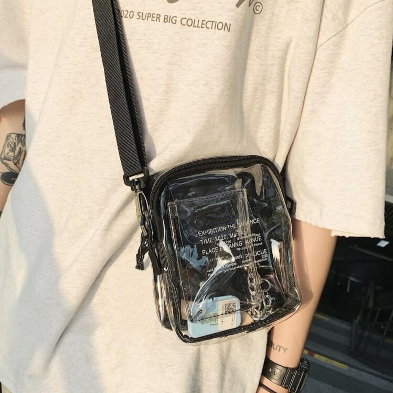 Shein clear , perspective hand bag . Shein official - Depop