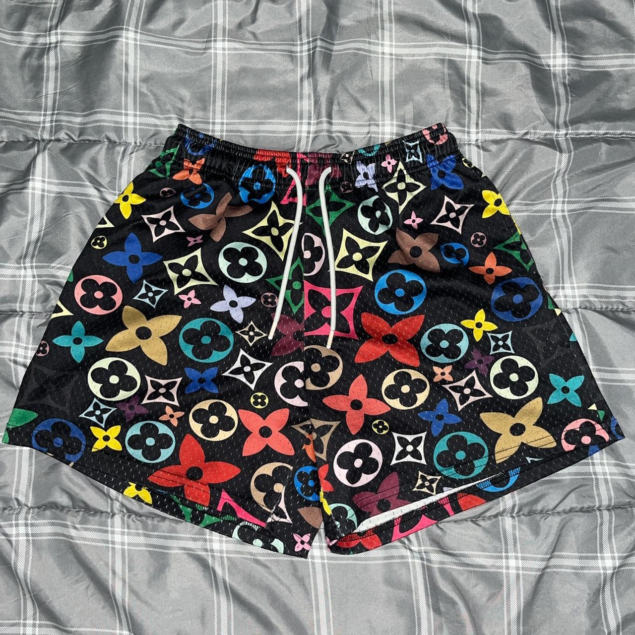 Mens Mr. Remade Louis Vuitton Print Basketball - Depop