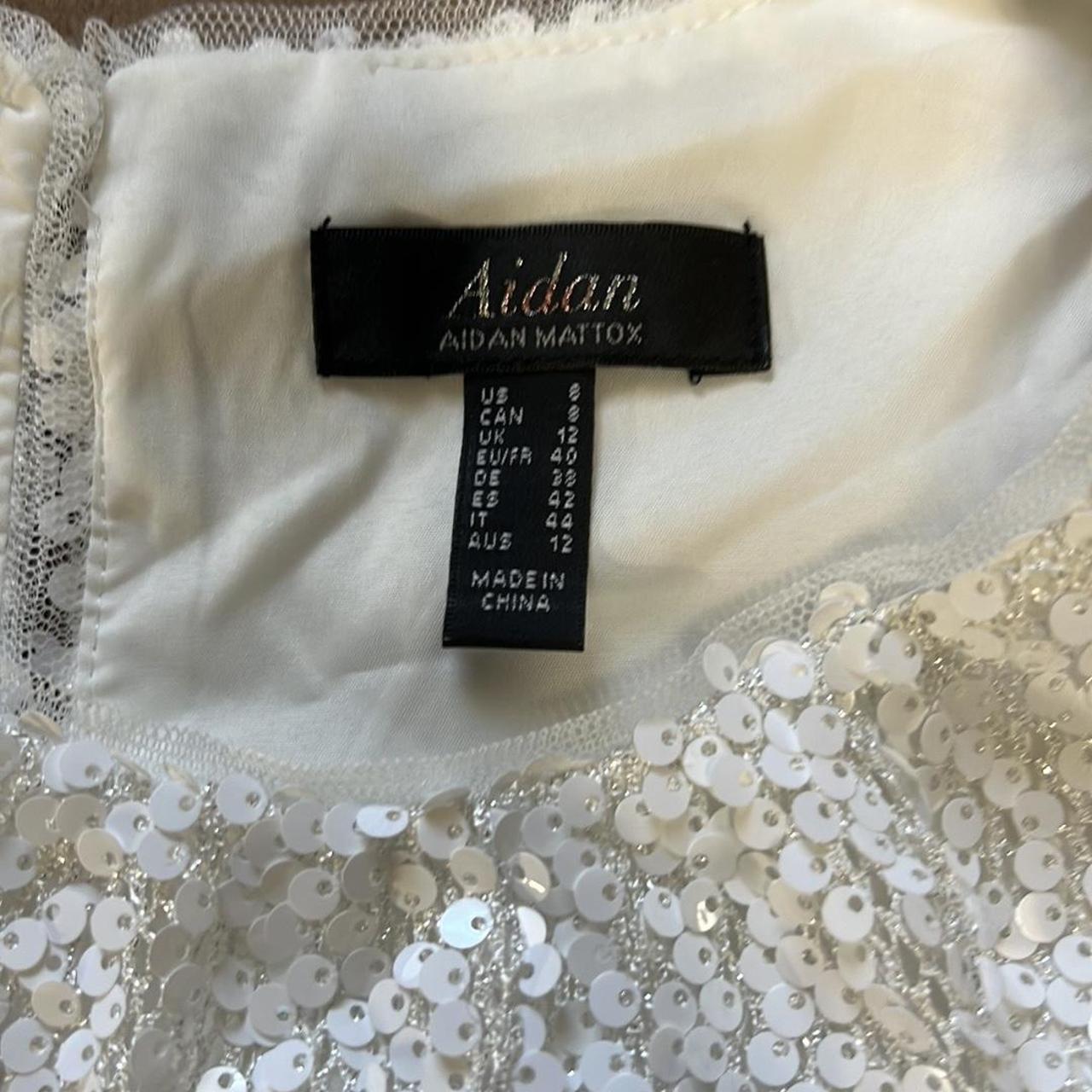 Aidan Mattox Women's White Dress (4)