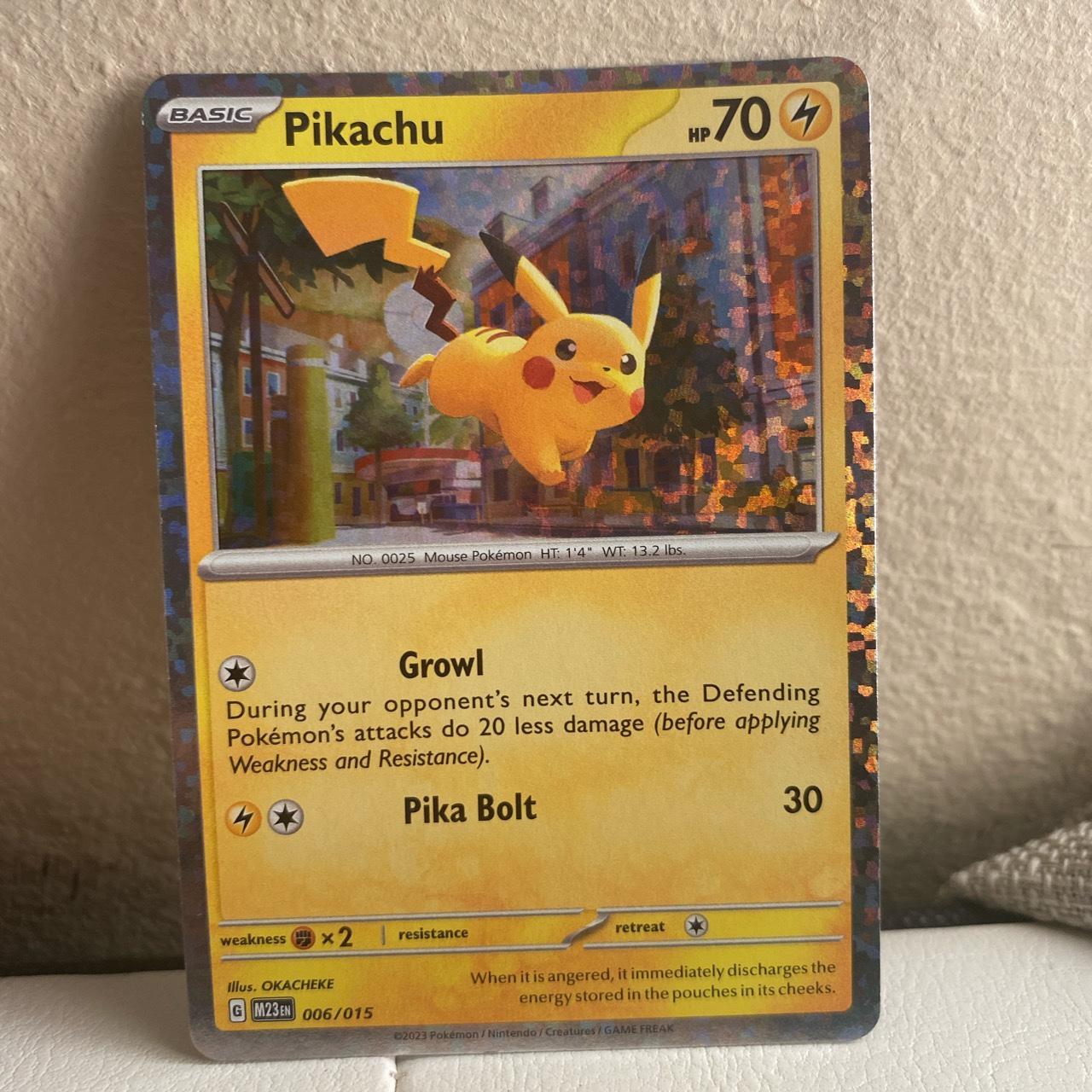 mcdonald’s pickachu card - Depop