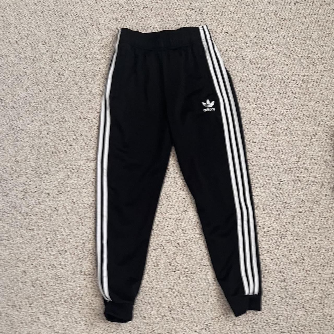 Adidas black joggers - Depop