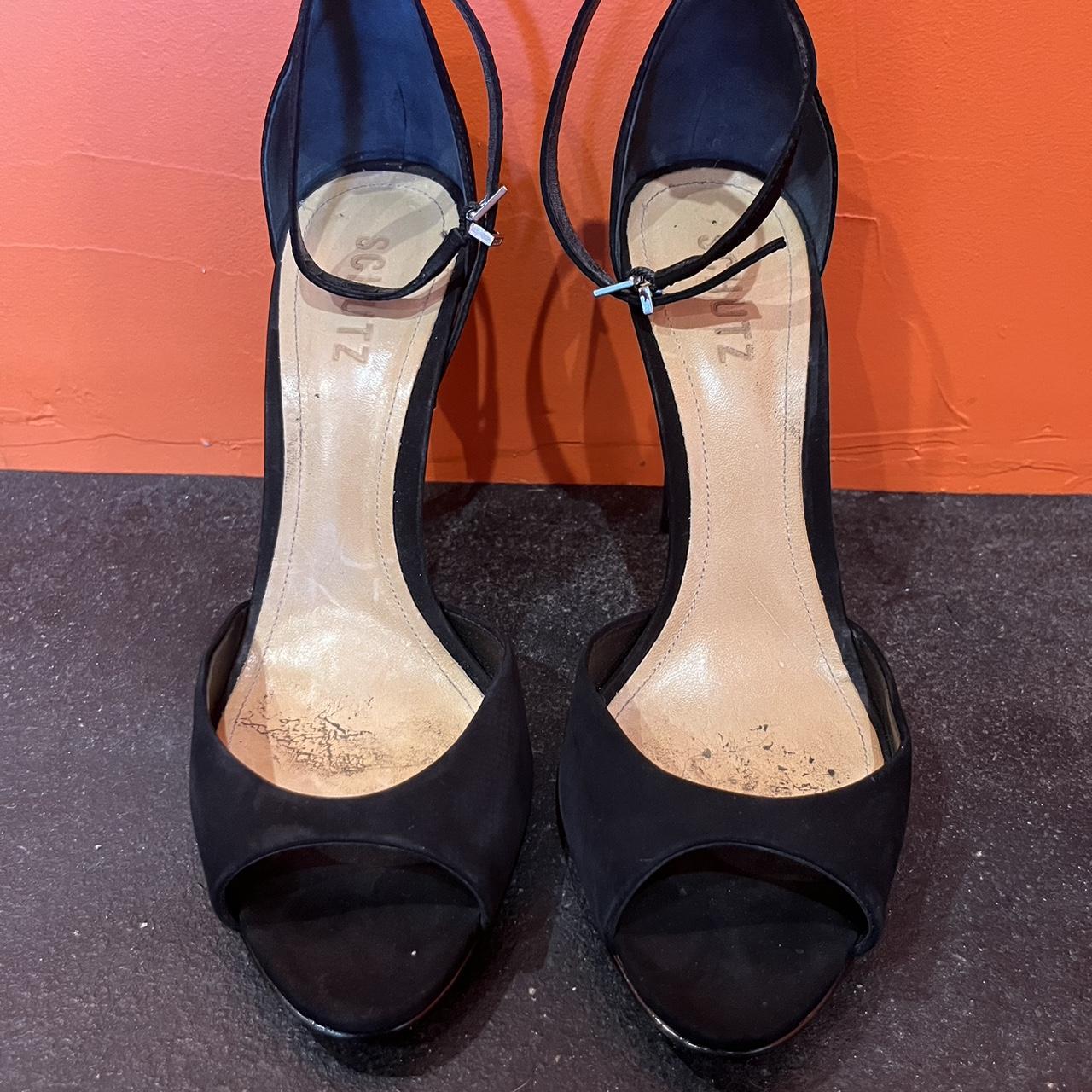 schutz black heels