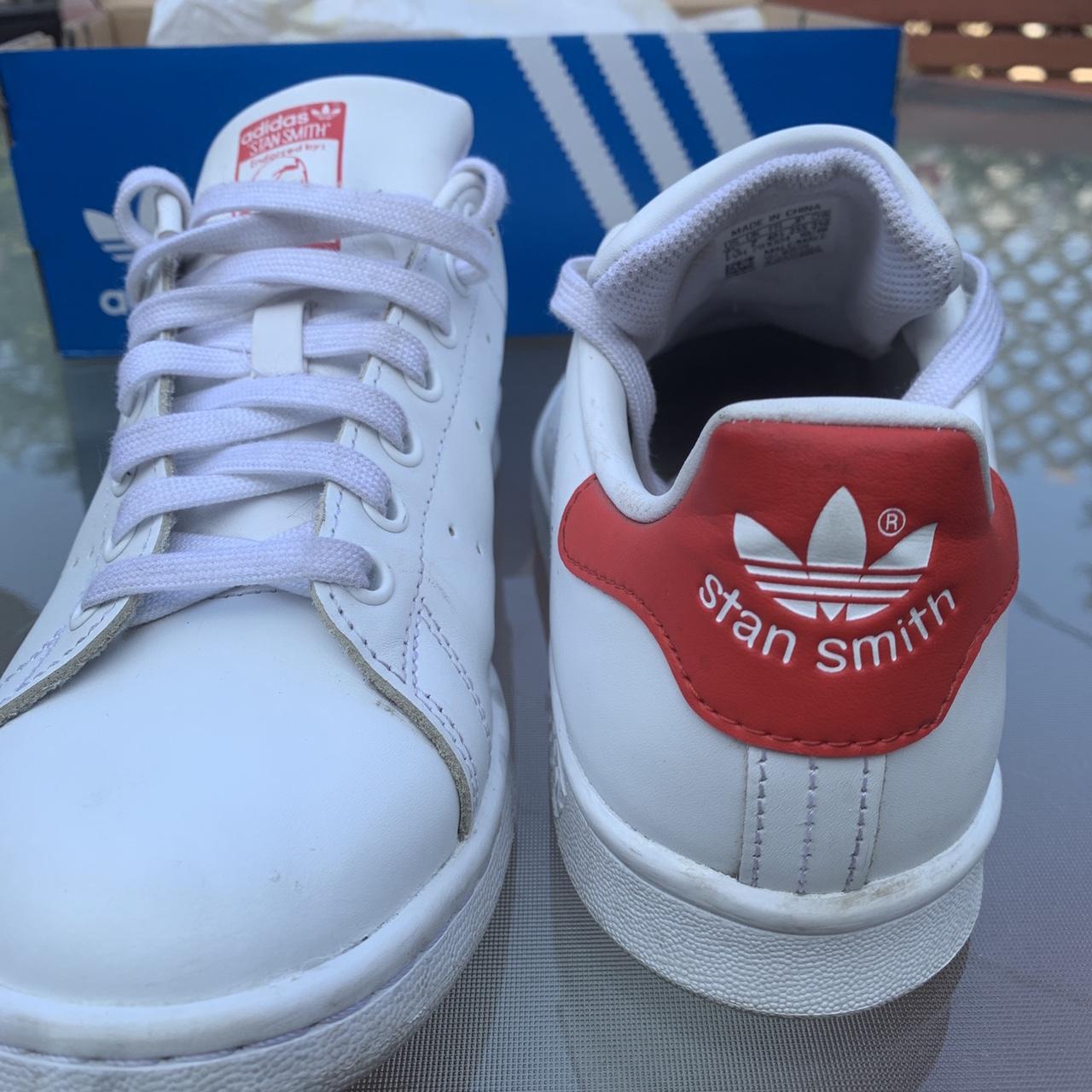 Adidas Stan Smith Shoes Mens Size 75 Used But In Depop 7574