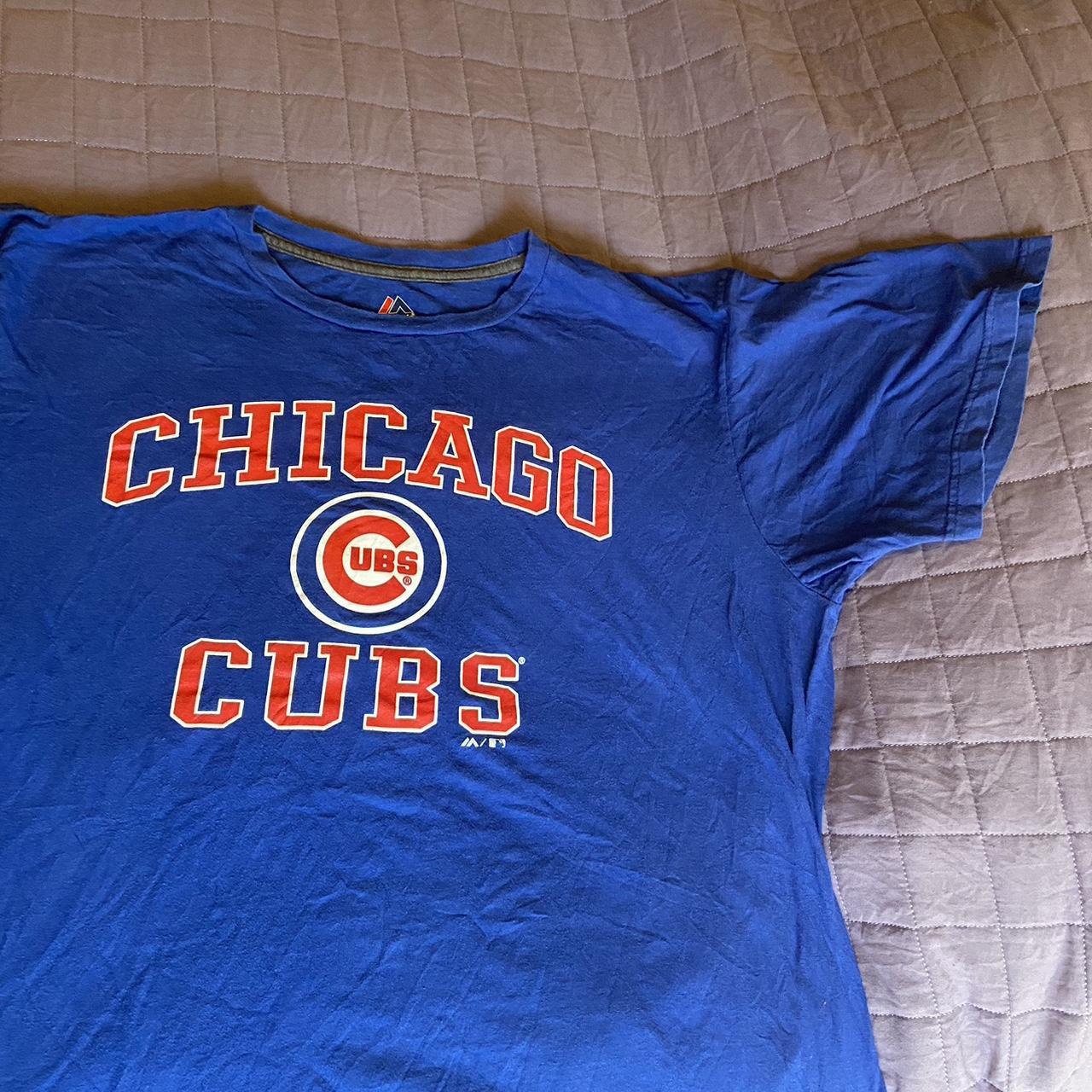 Vintage Chicago Cubs MLB Tee Used - Still great - Depop