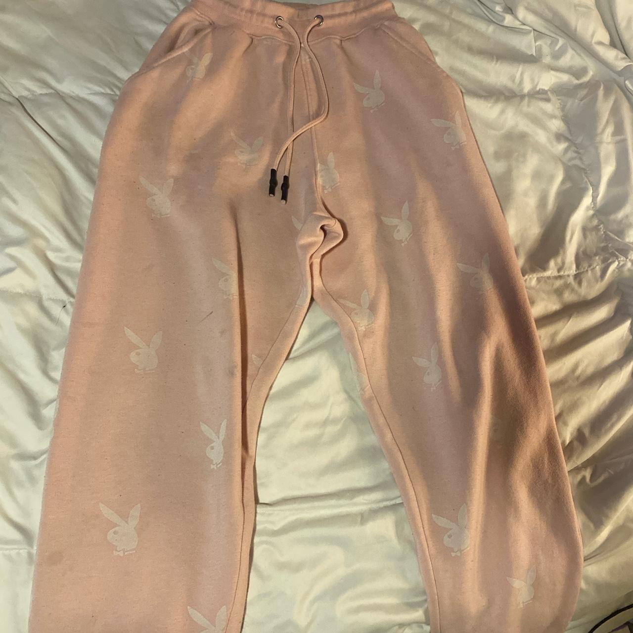 Missguided playboy joggers online pink