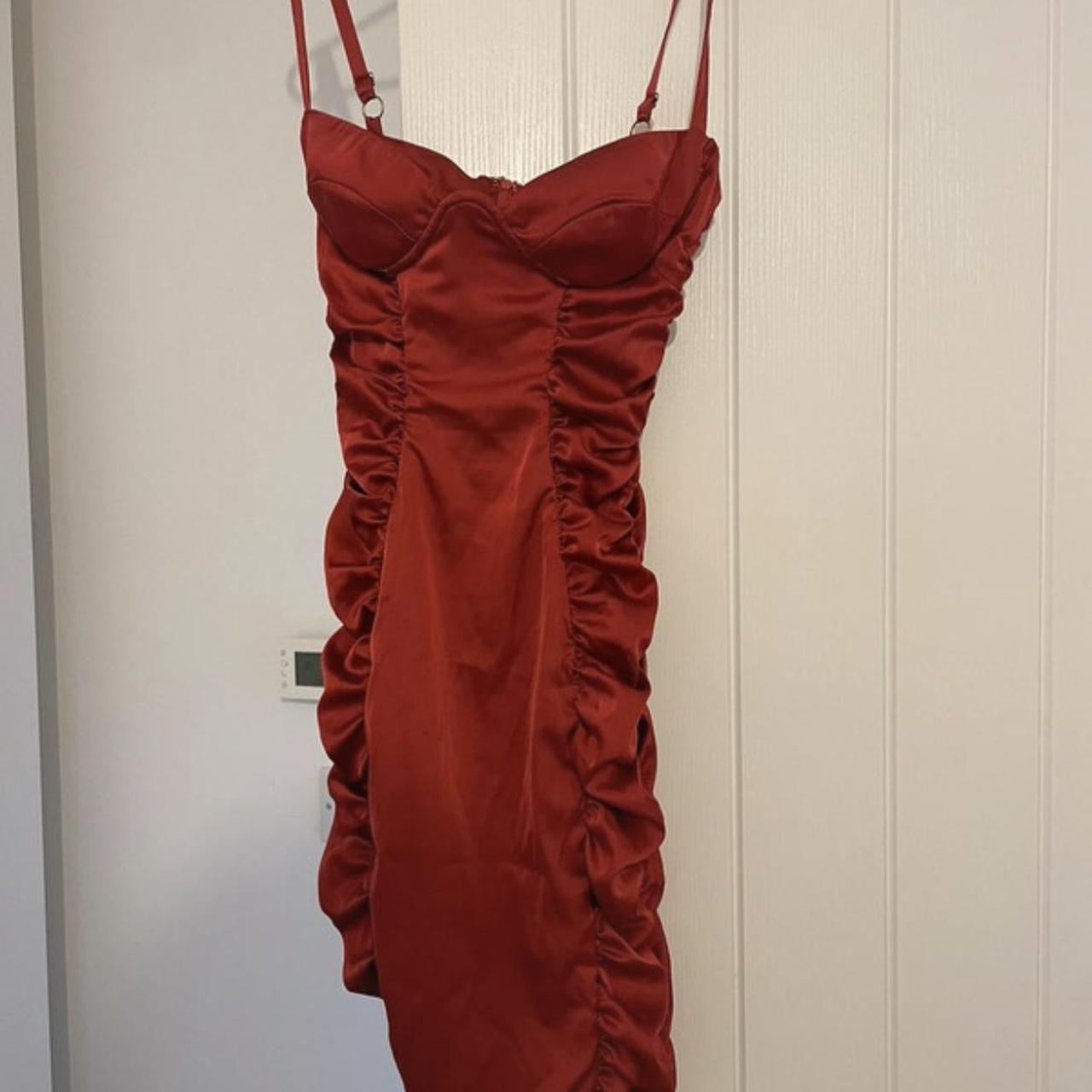 Oh Polly Women's Red Dress | Depop