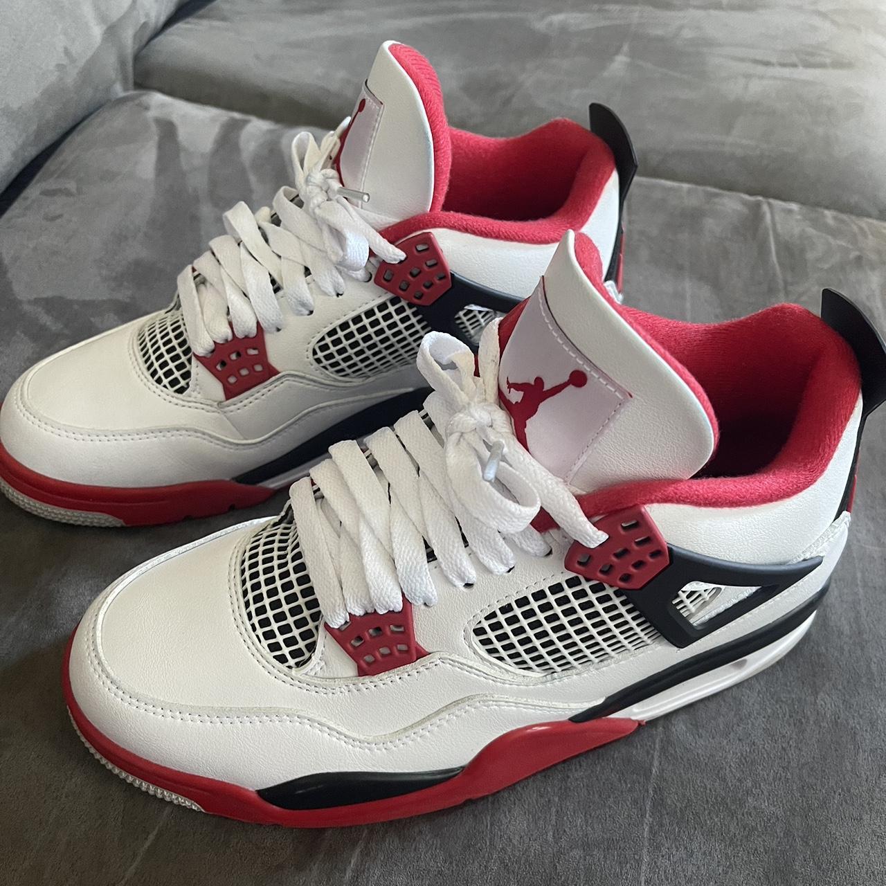 mens jordan 4 fire red