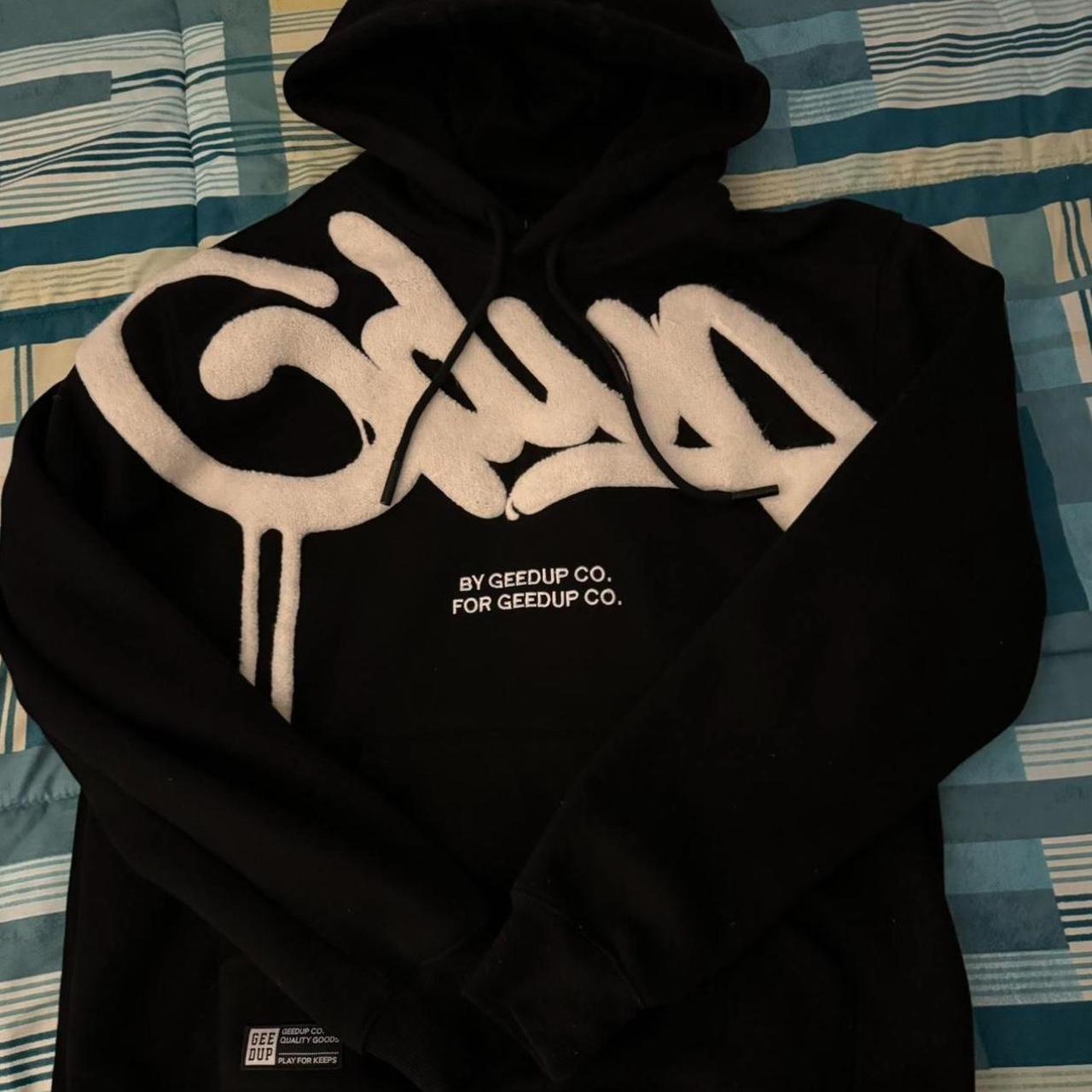 Geedup • Handstyle Hoodie Black/White - Depop