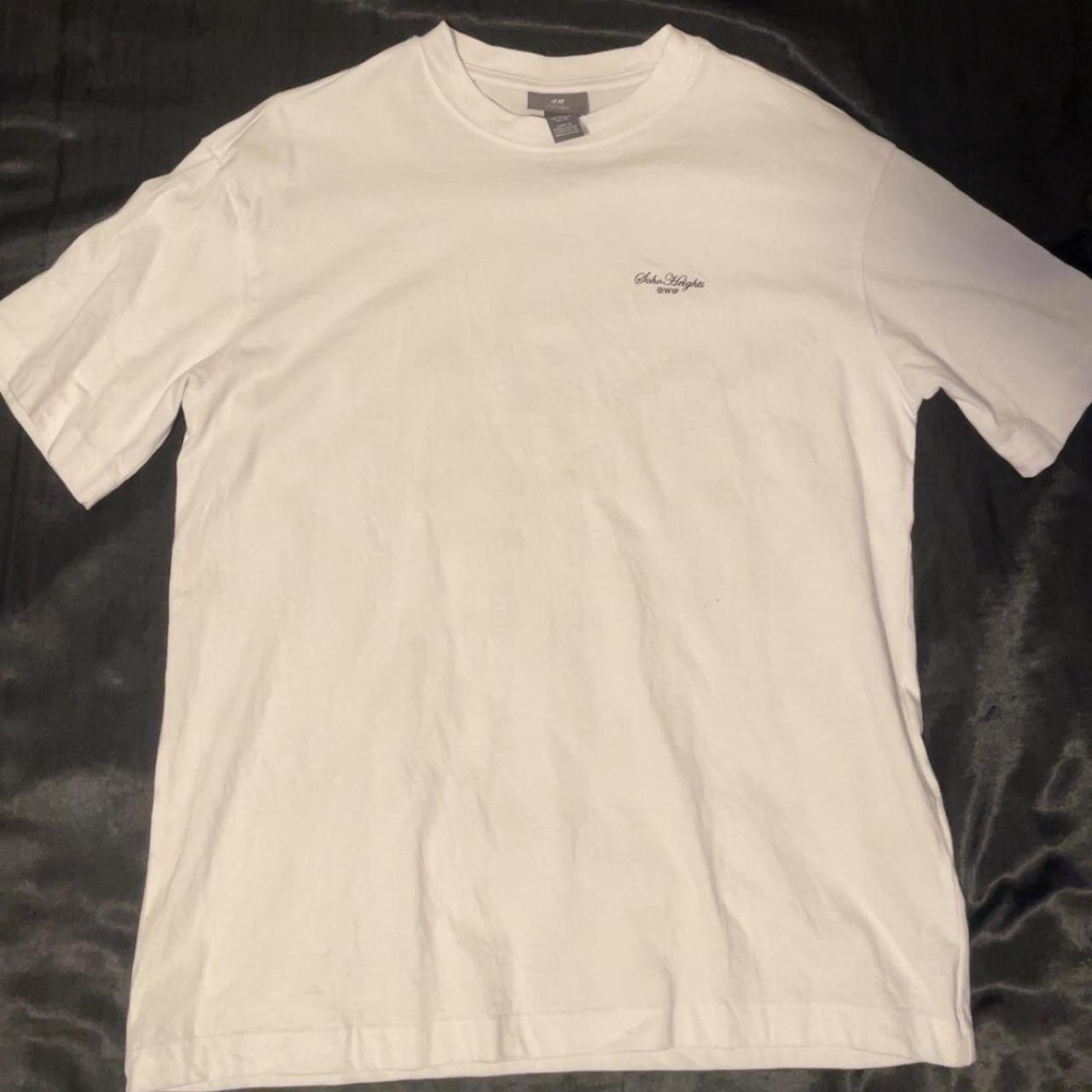 H&m men's white shirt