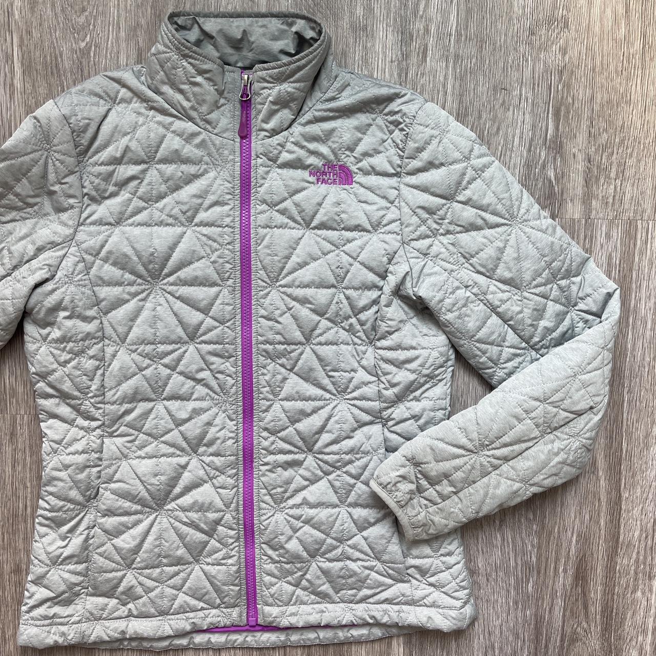 North face on sale quilted jacket womens