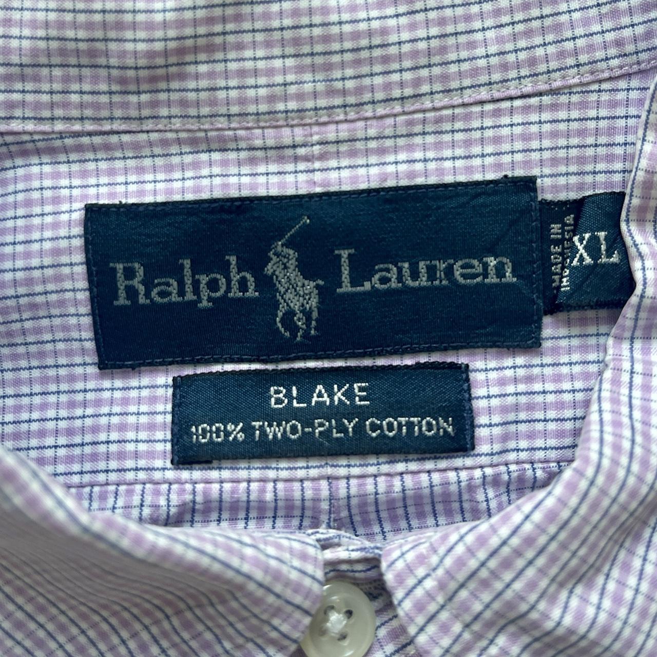 Polo by Ralph Lauren Shirt Short Sleeve Lilac... - Depop