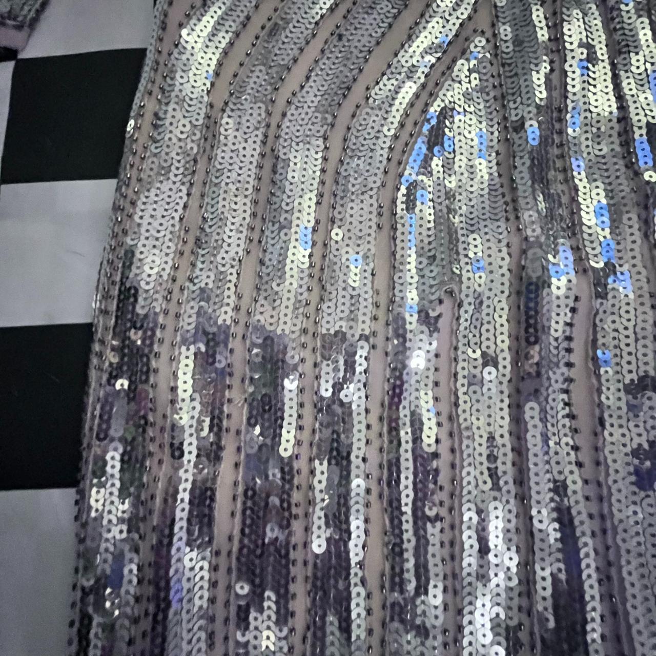 🖤 Silver Sequins Mini Dress 🖤 Size:... - Depop