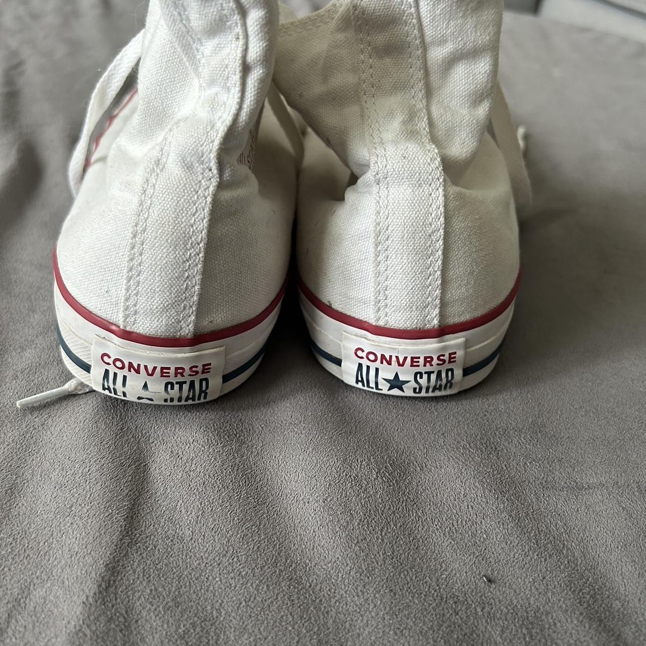 White Converse Mens Womans Converse Fashion Depop