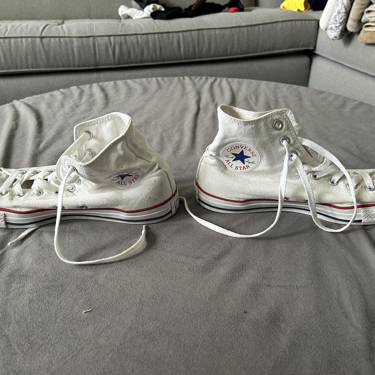 mens white leather converse