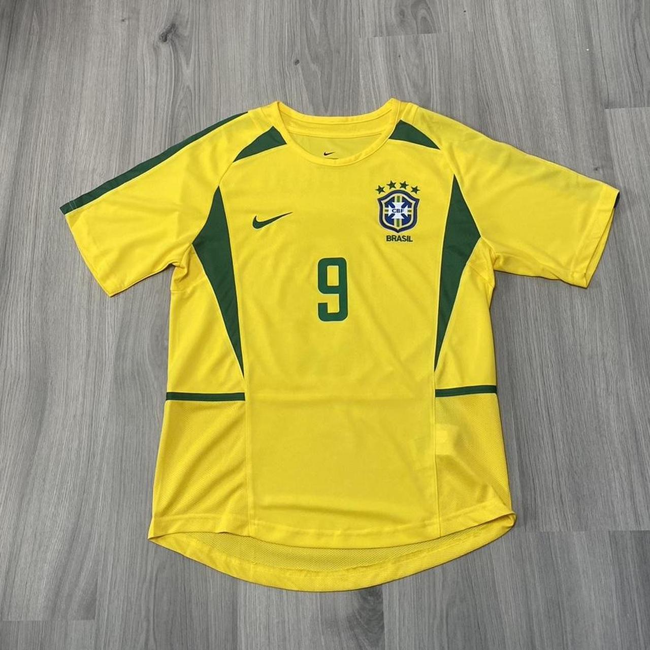 Brazil 2002 R9 Home Shirt Size Medium Never... - Depop