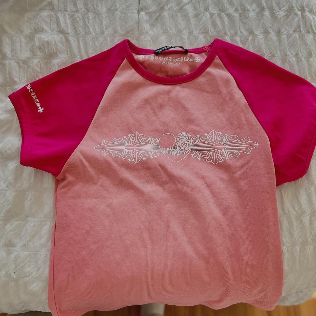 Chrome Hearts Pink Shirt ππ #chromehearts - Depop