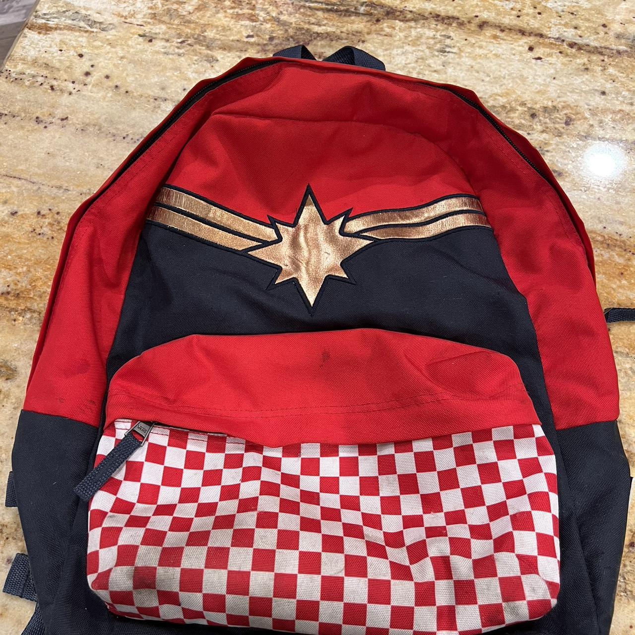 Captain marvel vans on sale backpack