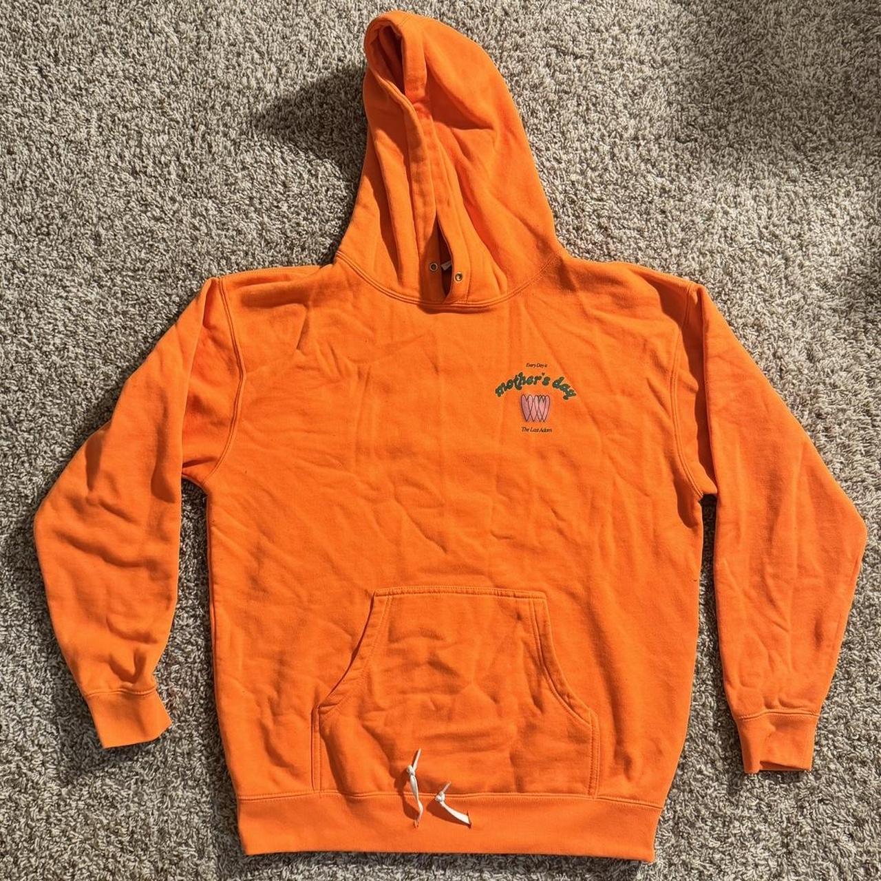 Orange mother days hoodie from the last Adam first... - Depop