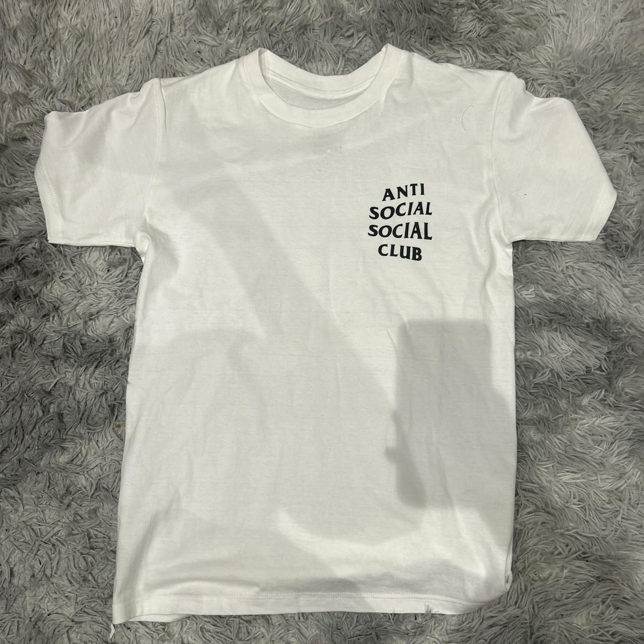 Anti Social Social Club White T Shirt Depop   P0 