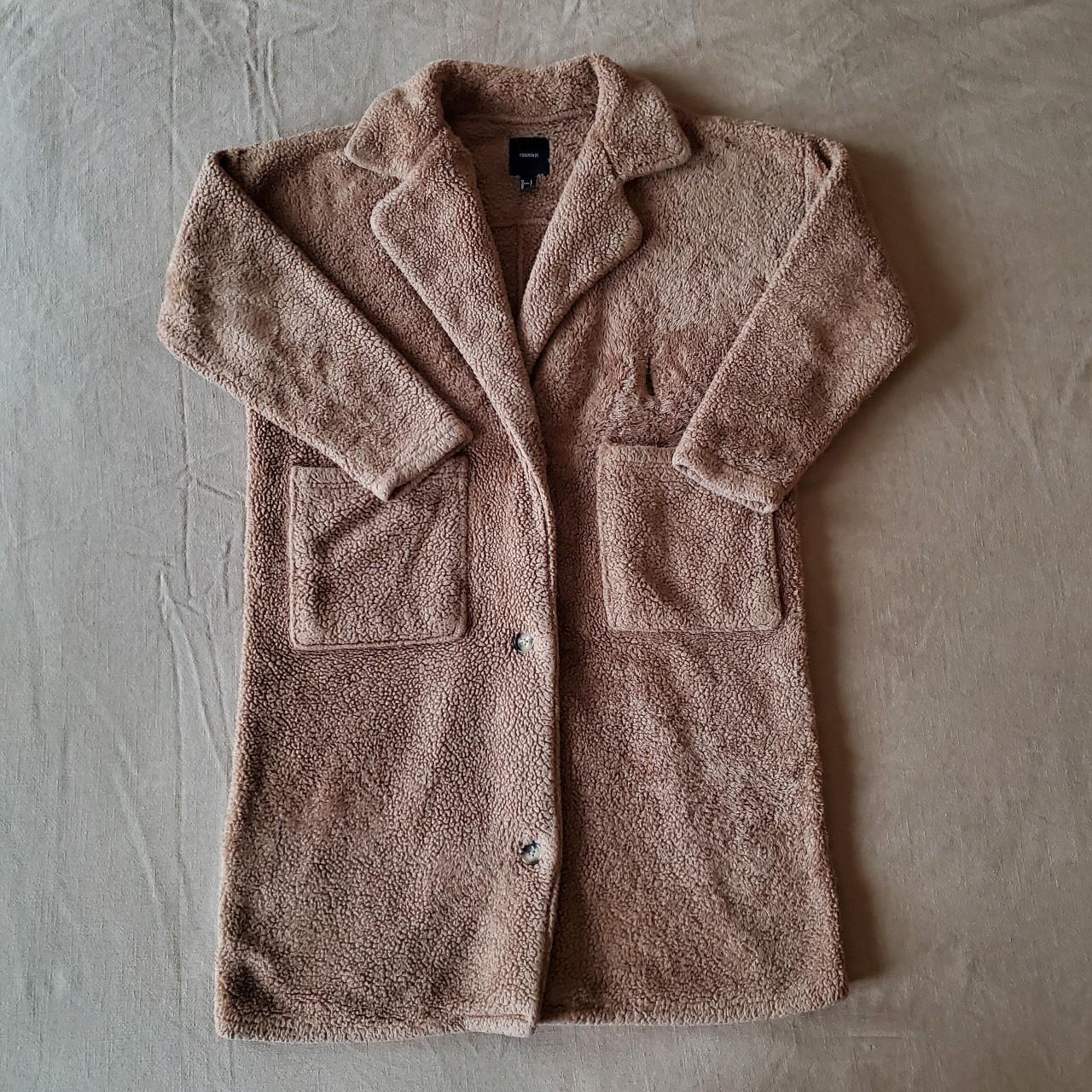 Forever 21 Women s Teddy Bear Jacket Size Medium. Depop