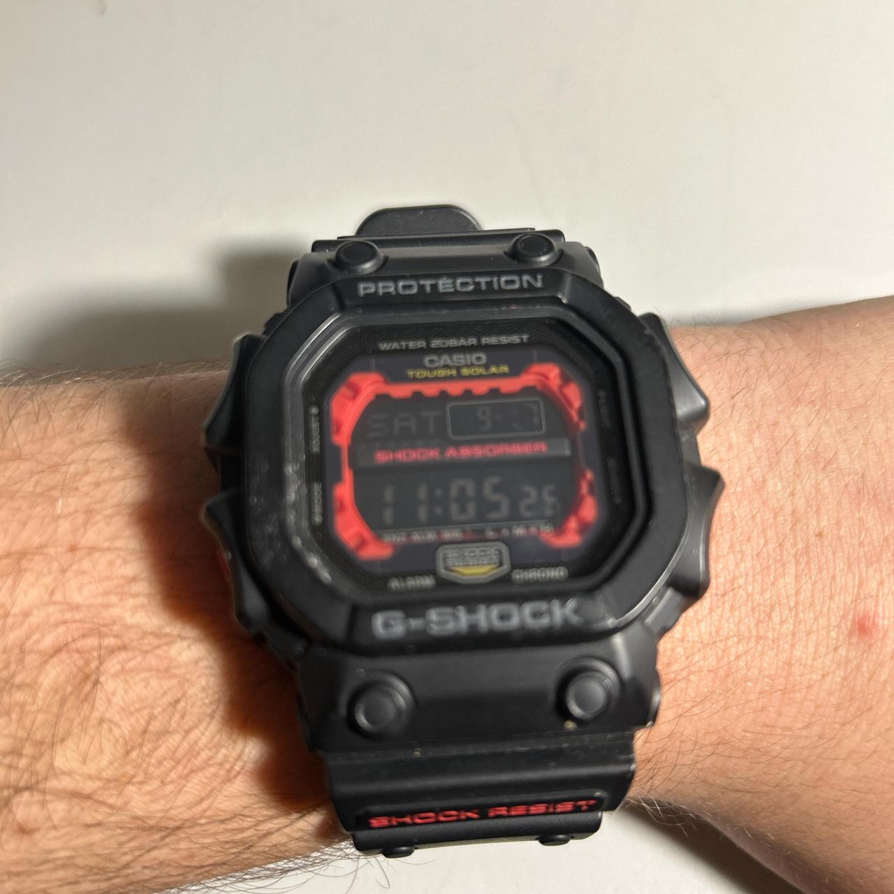 CASIO G Shock GX56 1A 3221 RED BLACK Solar Powered. Depop