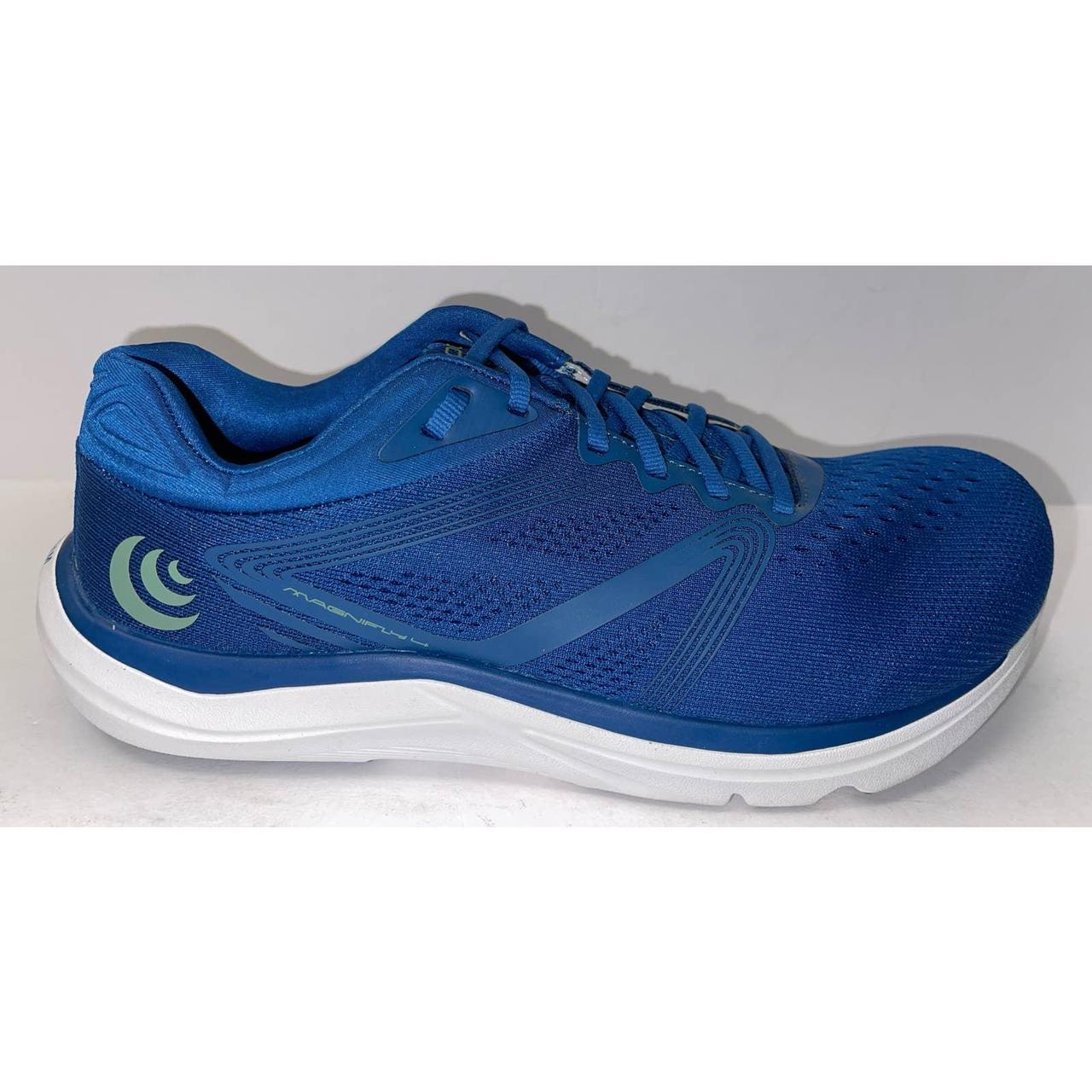 Topo Athletic Womens Magnifly 4 Blue Running Shoes... - Depop