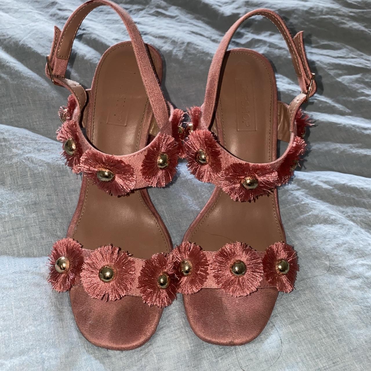 Topshop hot sale pink sandals