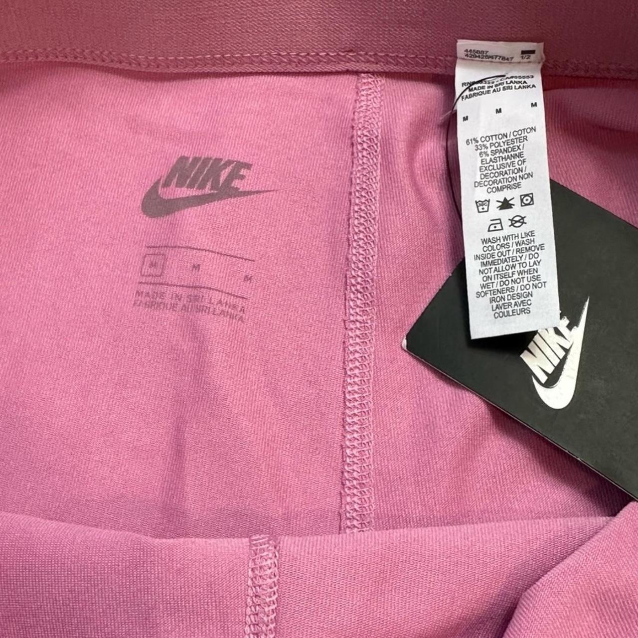 Nike Women’s Sportswear Varsity Pink Cotton Leggings